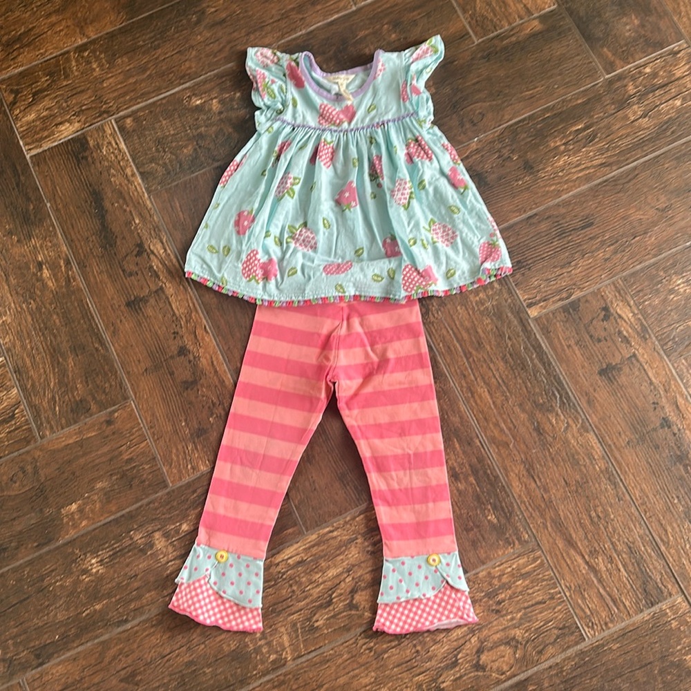 Matilda Jane Strawberry Top & Scrappys